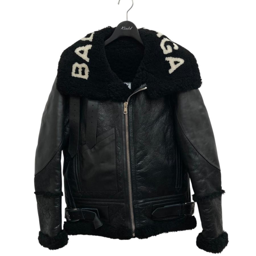 BALENCIAGA 【値下げ】BALENCIAGA ボンバルディア ロゴ ムートン 