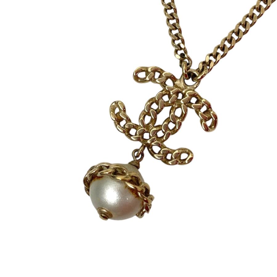 CHANEL（シャネル） 【値下げ】CHANEL ココマーク パールネックレス