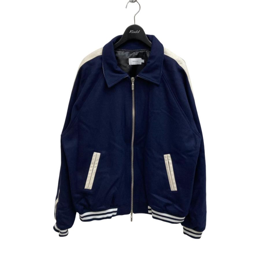 値下げ】RHUDE BOYS SIGNATURE BOMBER ボンバージャケット ブルー 