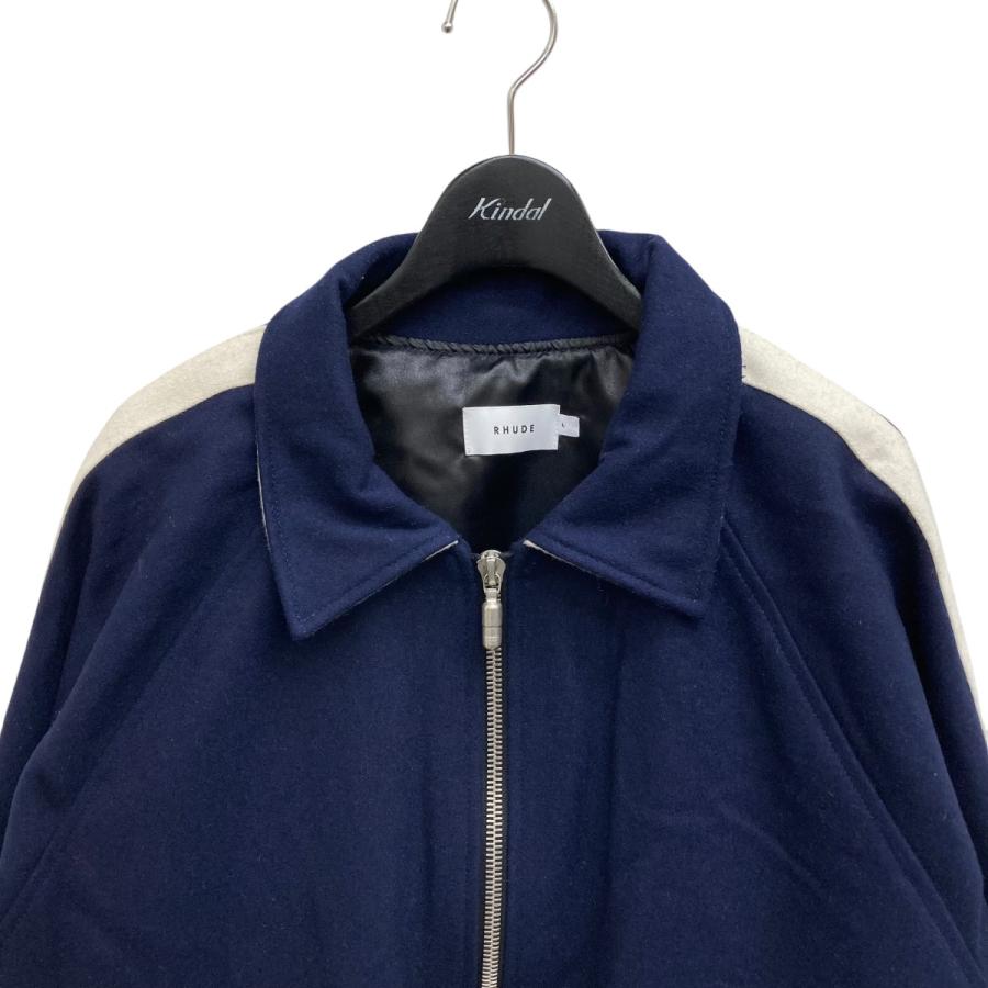 値下げ】RHUDE BOYS SIGNATURE BOMBER ボンバージャケット ブルー 