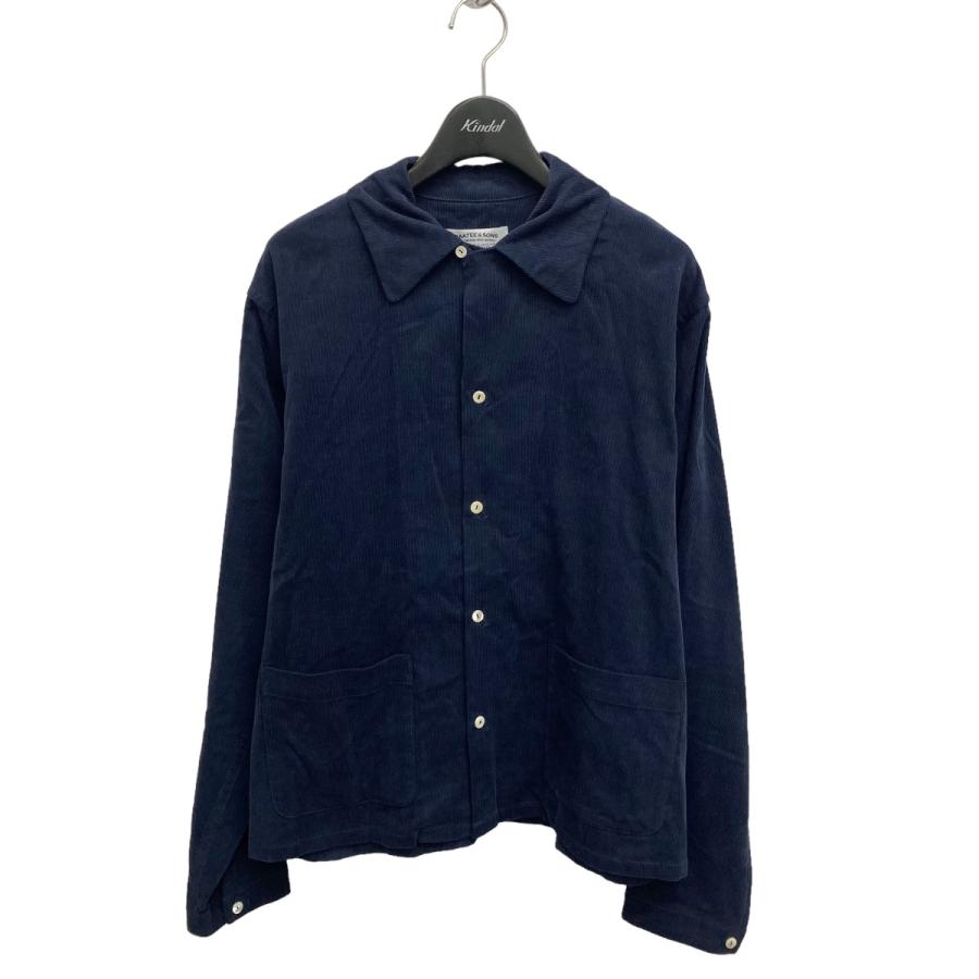マーティーアンドサンズ MAATEE＆SONS Silk Corduroy Shirt 