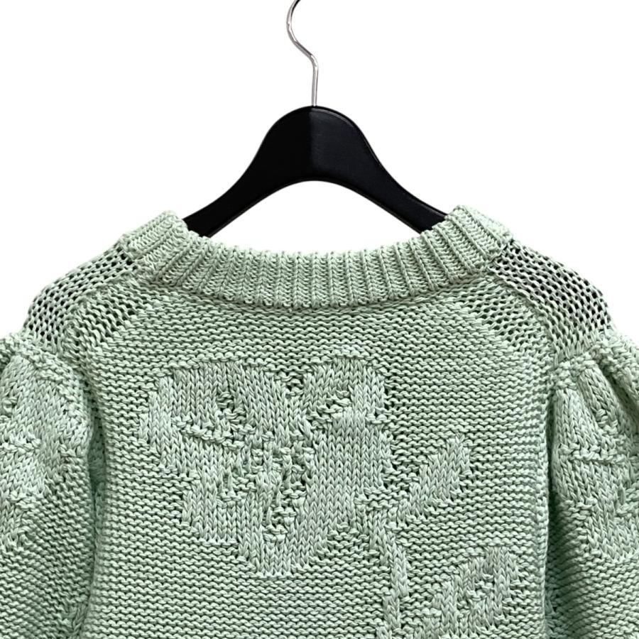 CECILIE BAHNSEN ミントグリーン ニットベスト CECILIE BAHNSEN ミントグリーン ニットベスト