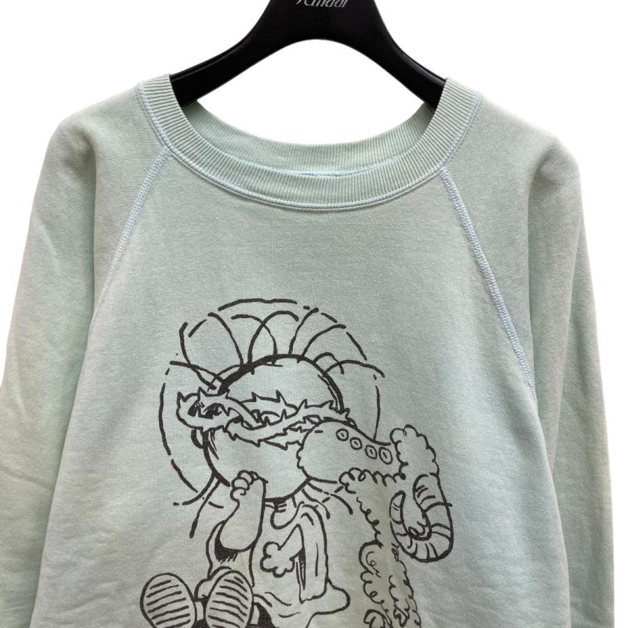 値下げ】SAINT MICHAEL CRW N SWT JESUS BLUE スウェット SM-A23-0000 