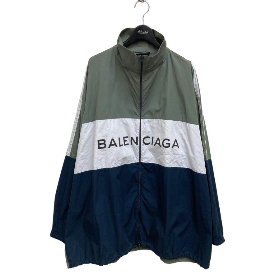 バレンシアガ BALENCIAGA ポプリンシャツトラックジャケット ジップ  