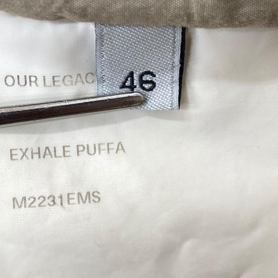 アワーレガシー OUR LEGACY 23SS XHale Puffer Hooded Jacket 