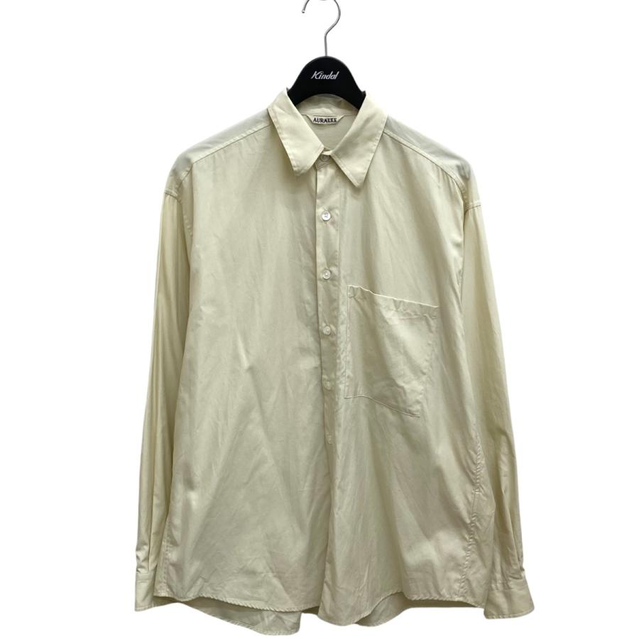 AURALEE 【値下げ】AURALEE WASHED FINX TWILL BIG SHIRT 長袖シャツ 