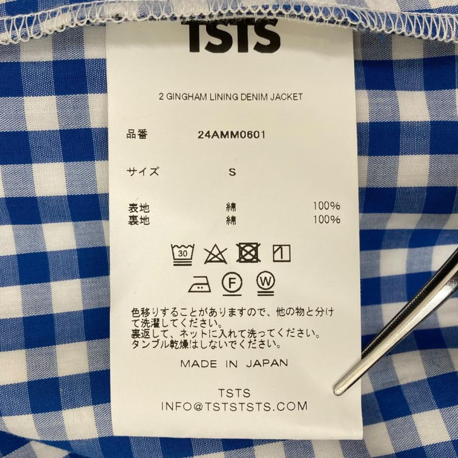 TST 【値下げ】TSTS 24AW 2 GINGHAM LINING DENIM JACKET デニム 