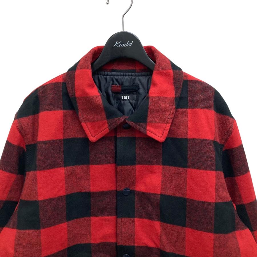ティーエムティー TMT BUFFALOCHECK COACH JACKET チェックジャケット  