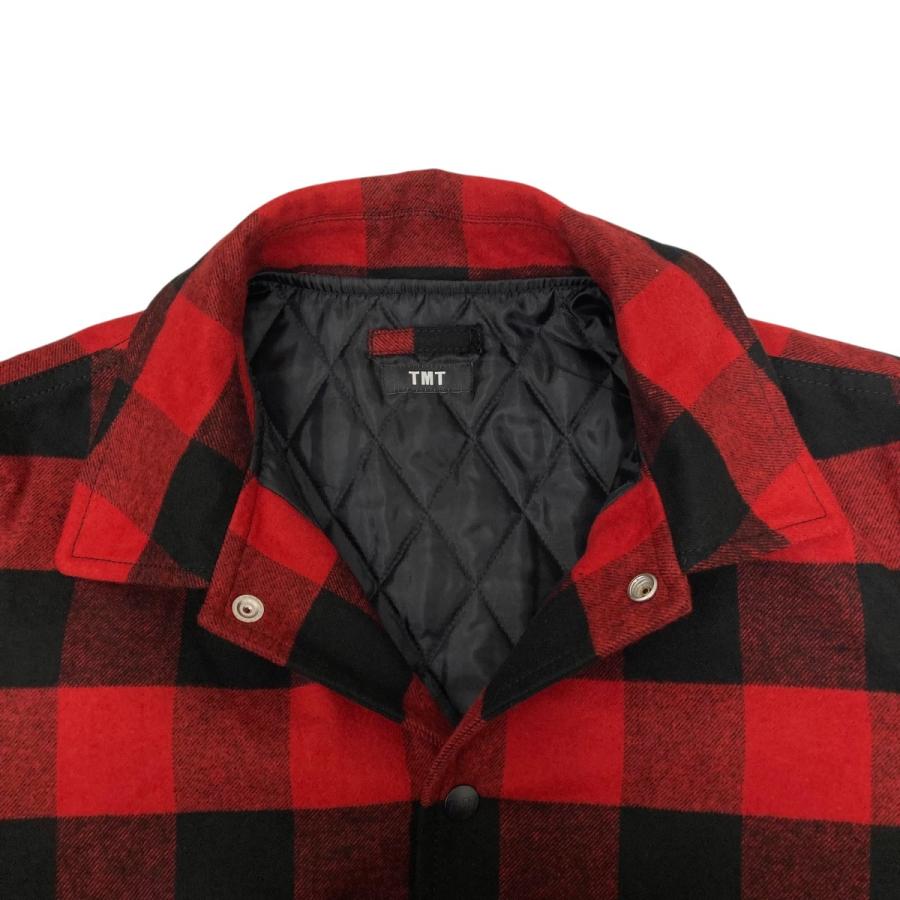 ティーエムティー TMT BUFFALOCHECK COACH JACKET チェックジャケット  