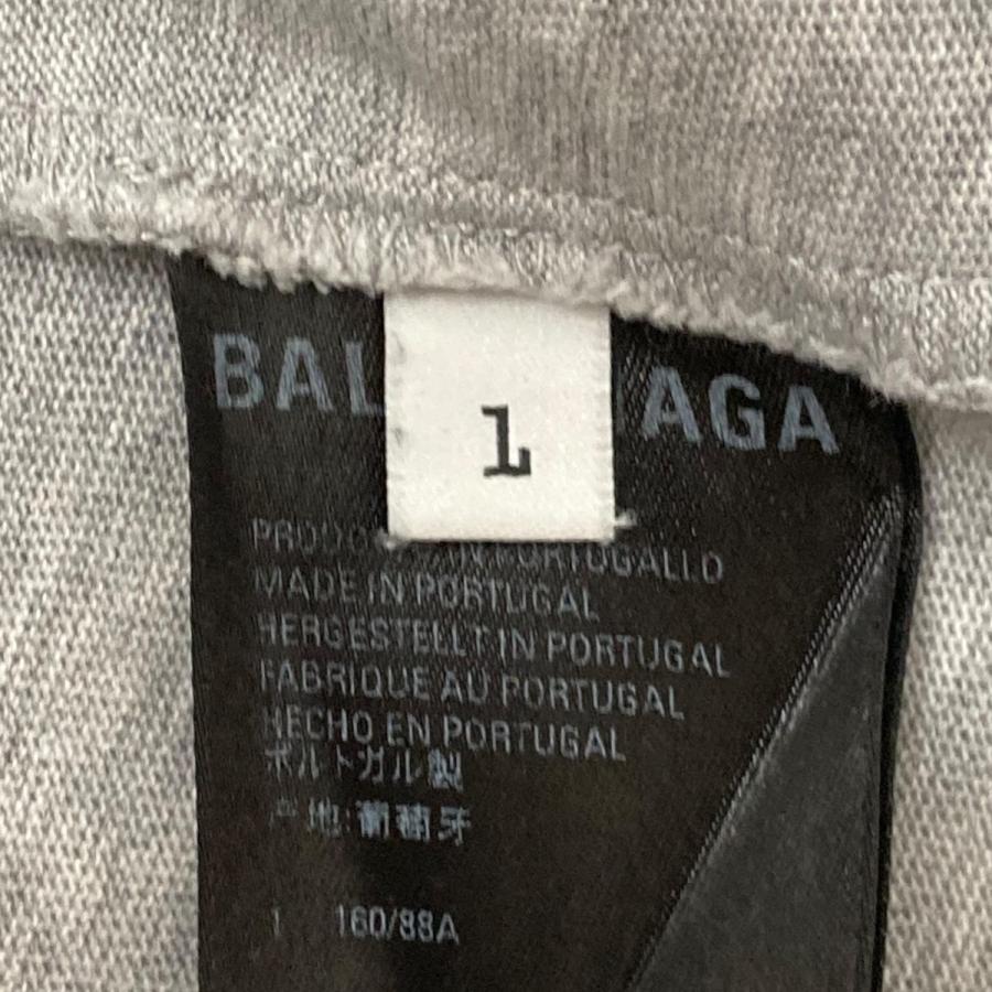 BALENCIAGA バレンシアガ 21AW 長袖Tシャツ 675050 TLVA6 グレー  