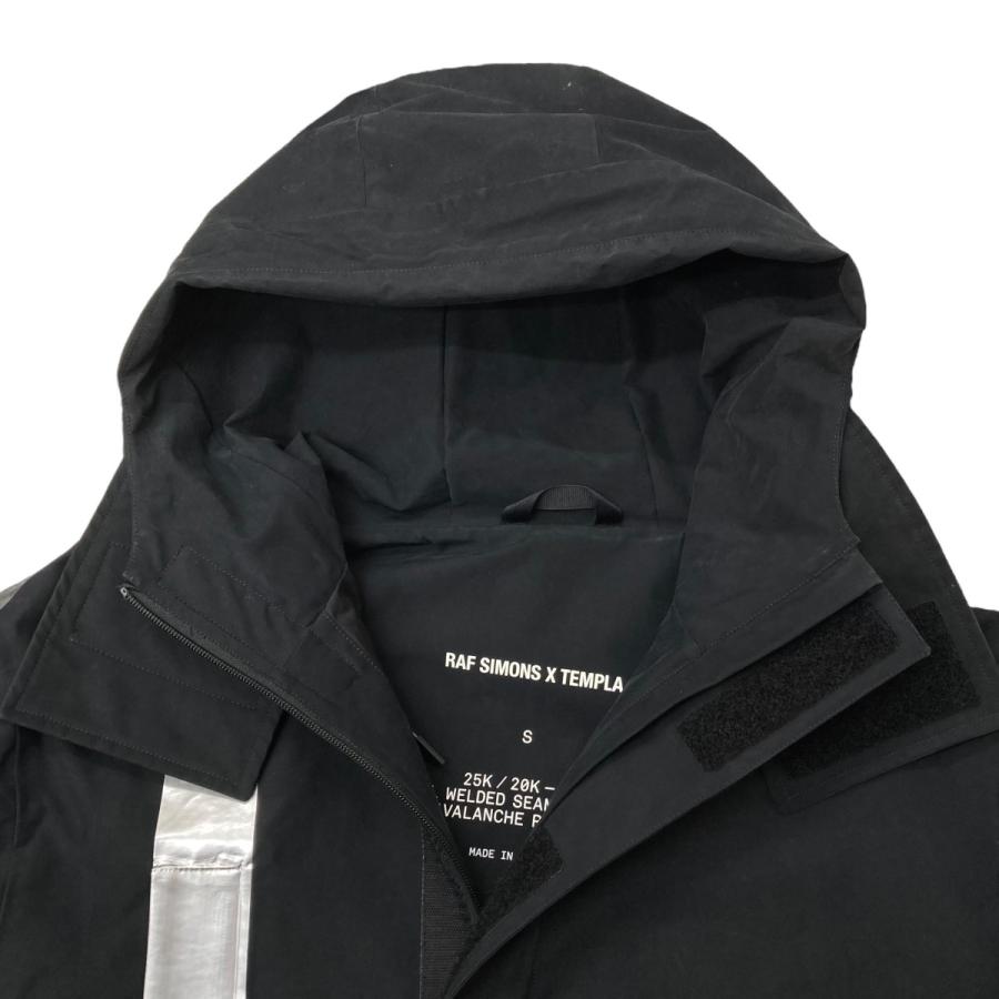 RAF SIMONS×TEMPLA オーバーサイズナイロンフードコート Raf Simons Black Templa Edition Oversized Wadded Ski Coat Raf Simons