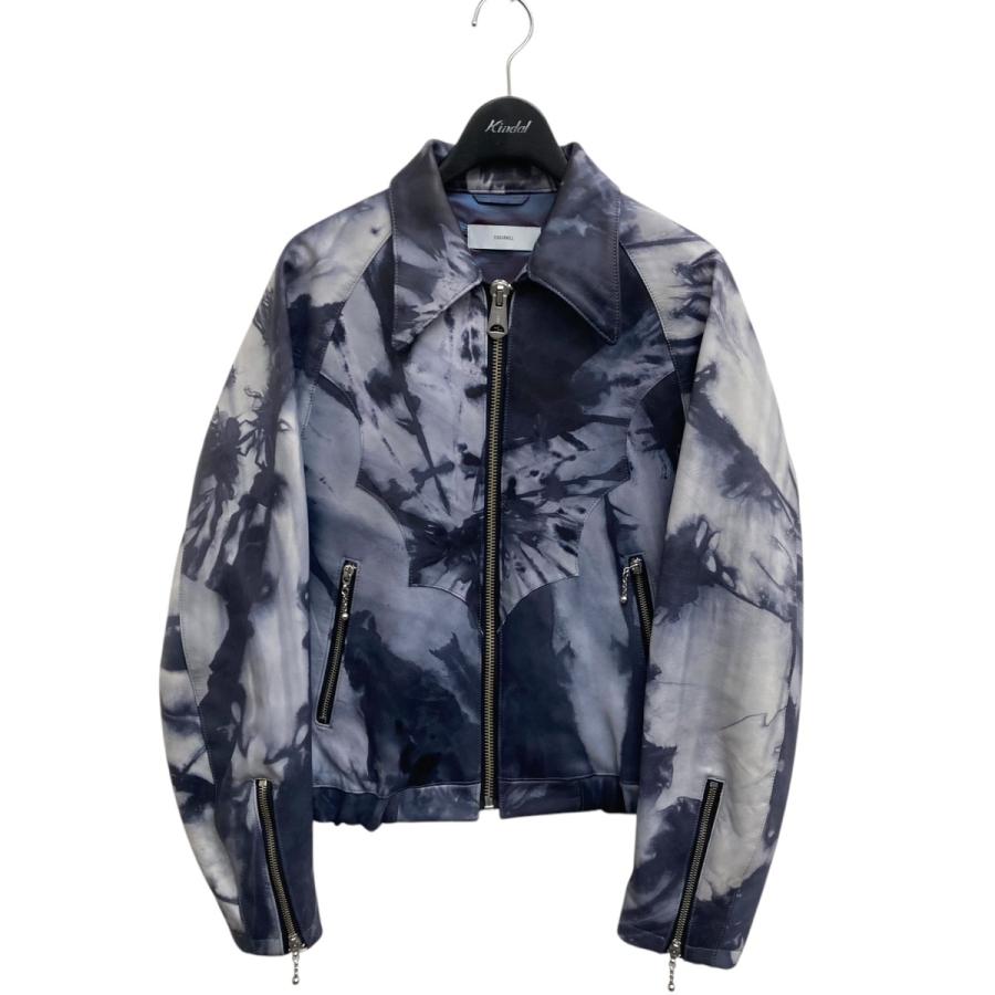 シュガーヒル SUGARHILL 20AW SHIBORI-SOME LEATHER WESTERN JACKET 