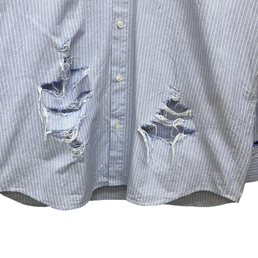 doublet 【値下げ】doublet DESTROYED STRIPE SHIRT ストライプ doublet 【値下げ】doublet DESTROYED STRIPE SHIRT ストライプ