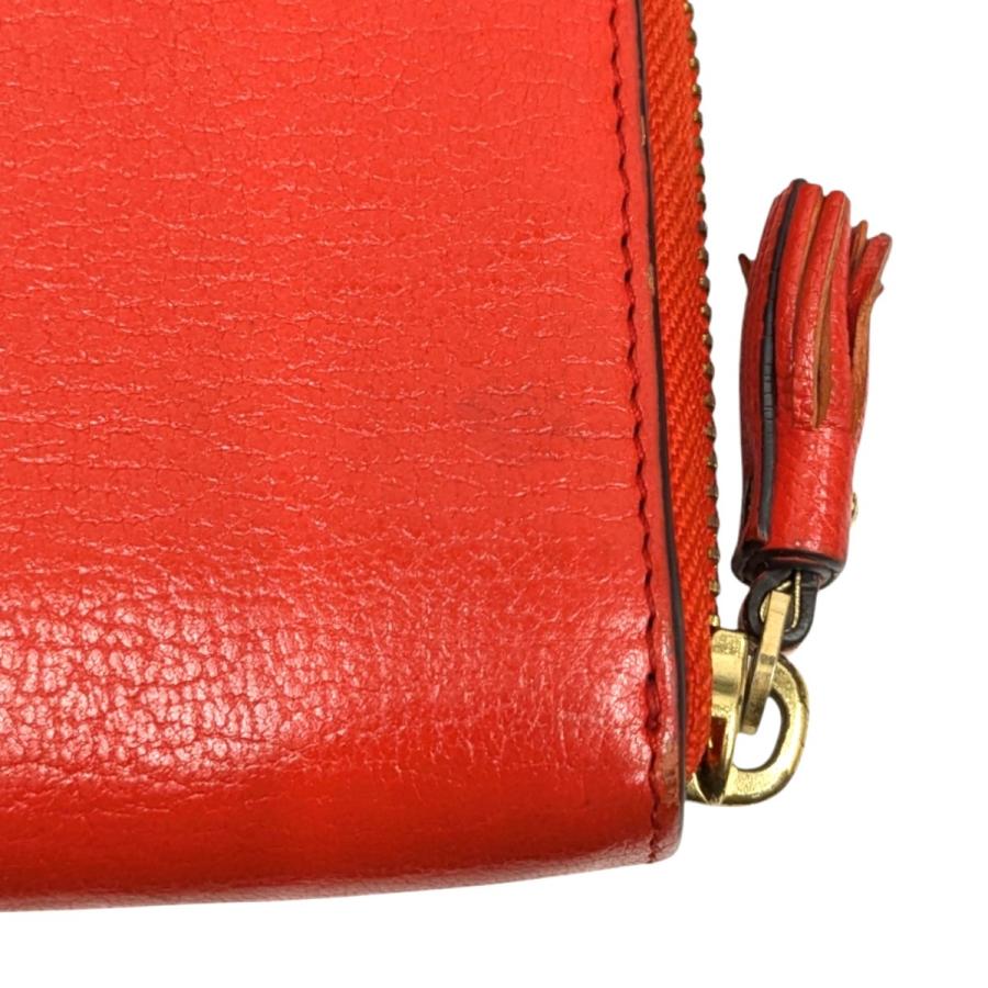 値下げ】ANYA HINDMARCH SLOW DOWN 長財布 レッド (EC) 楽天市場 