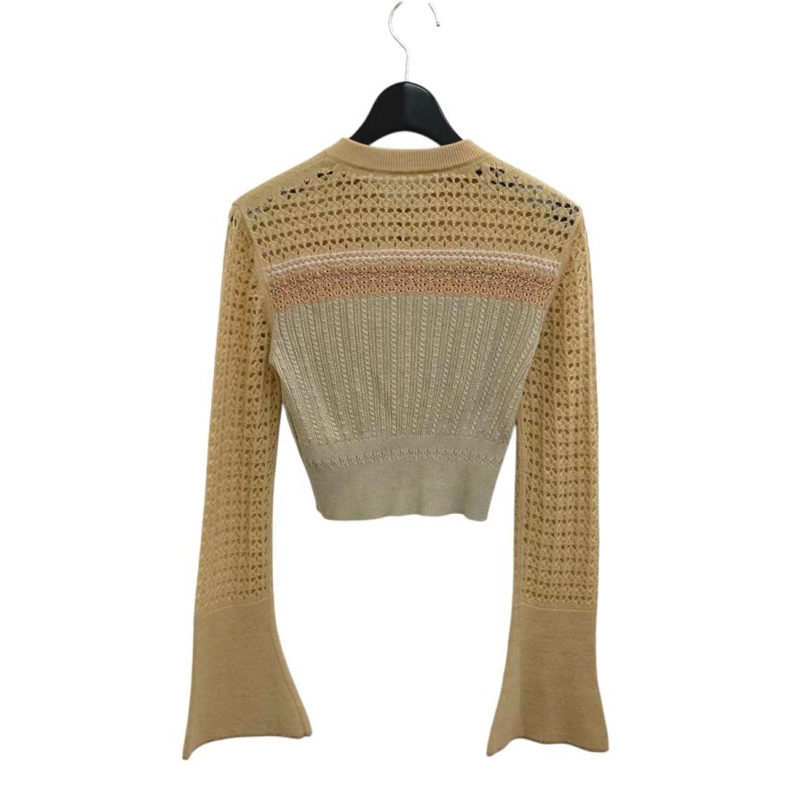 マメクロゴウチ mame kurogouchi 18SS ニットカーディガンラメ MM18SS 