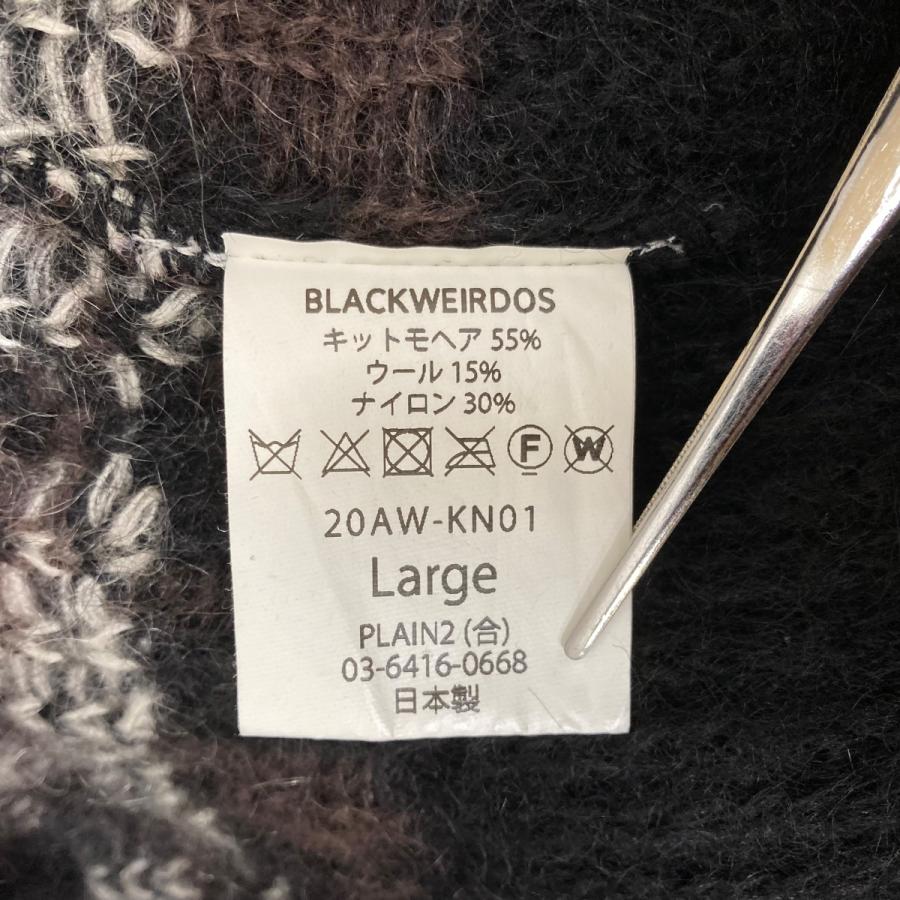 Black Weirdos ブラックウィドウ モヘアカーディガン 20AW-KN01 