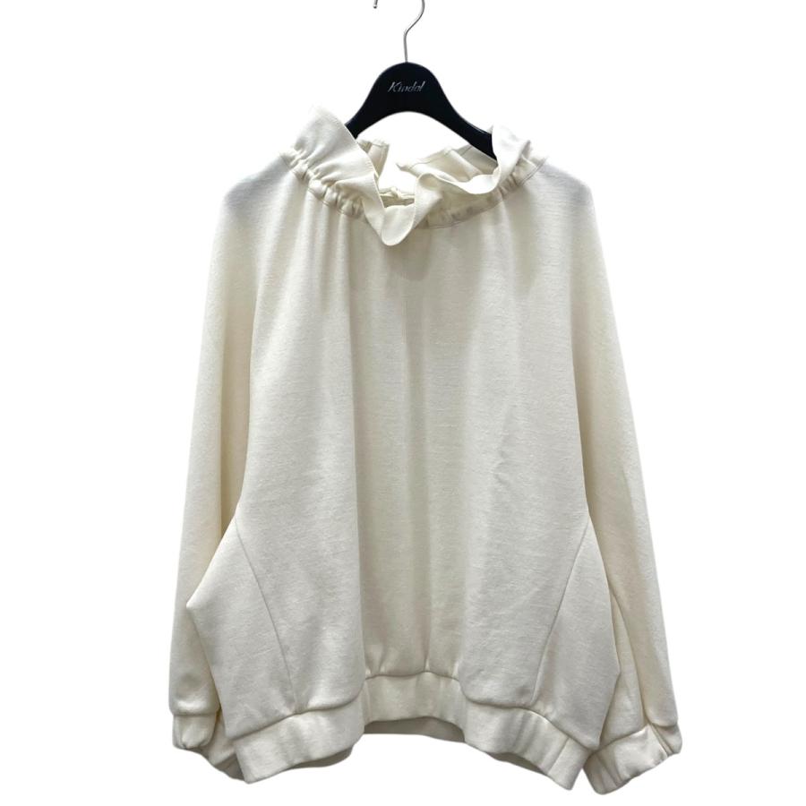 DRAWER（ドゥロワー） 【値下げ】Drawer フリルカラーウールジャージー