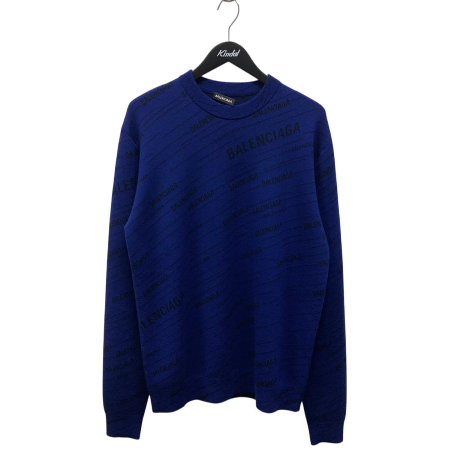 BALENCIAGA バレンシアガ ロゴ クルーネックセーター 583080 T1524 