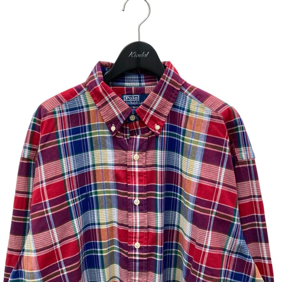 別注 Polo Ralph Lauren BEAMS チェック長袖シャツ