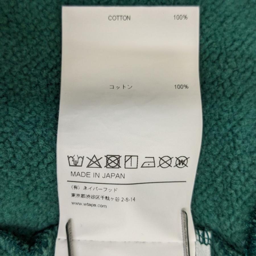 【値下げ】WTAPS 24SS SIGN SWEATER COTTON スウェット 241ATDT-CSM01 グリーン サイズ：02 (梅田クロス茶_7
