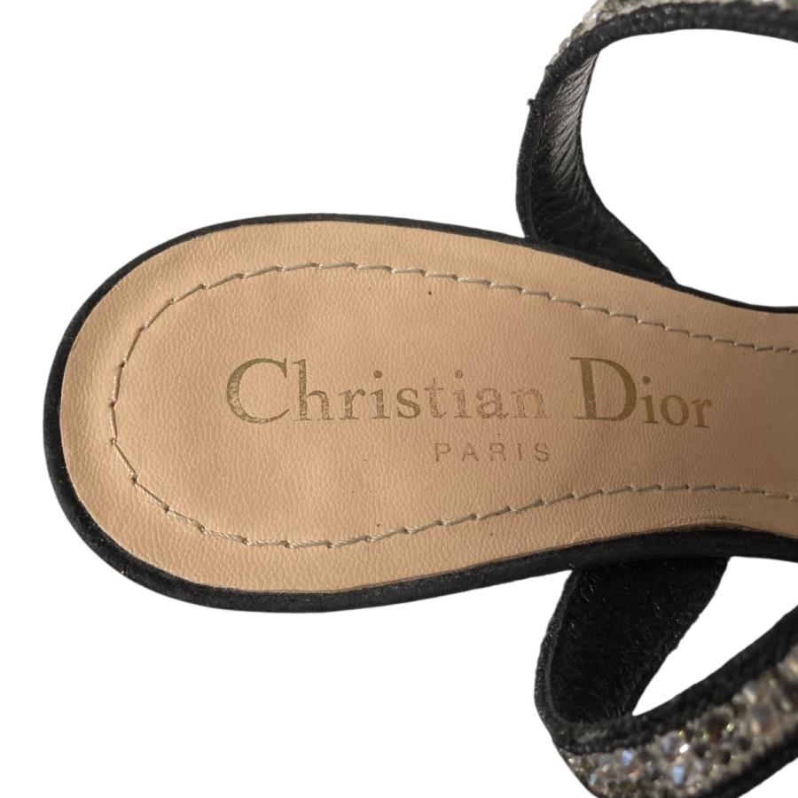 Christian Dior 【値下げ】Christian ストラップサンダル ブラック