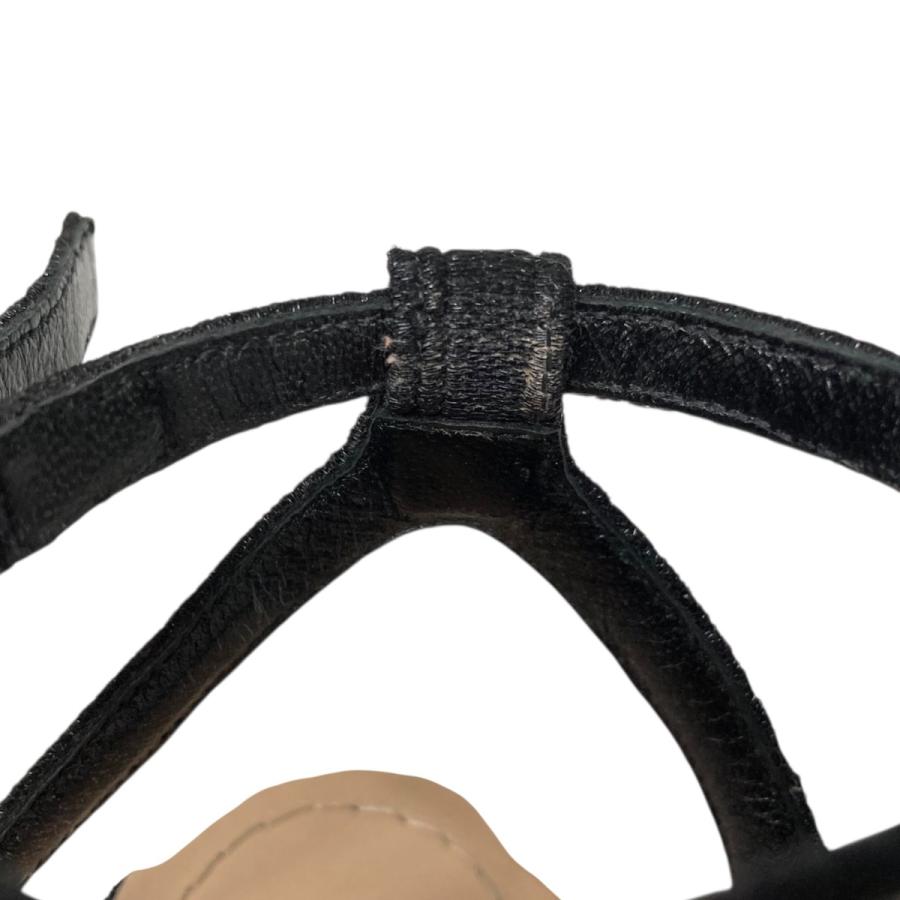 Christian Dior 【値下げ】Christian ストラップサンダル ブラック