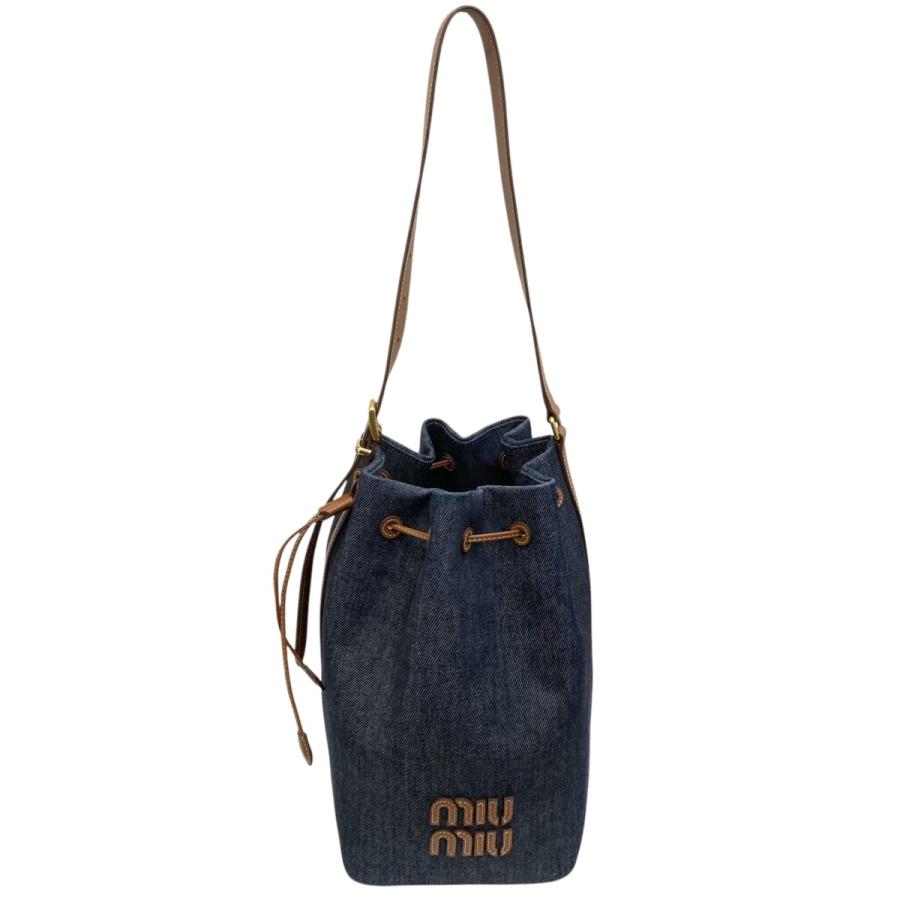 【限定値下げ】Miu Miu デニムショルダーバッグ 最終値下げ】miu miu デニムショルダーバッグ