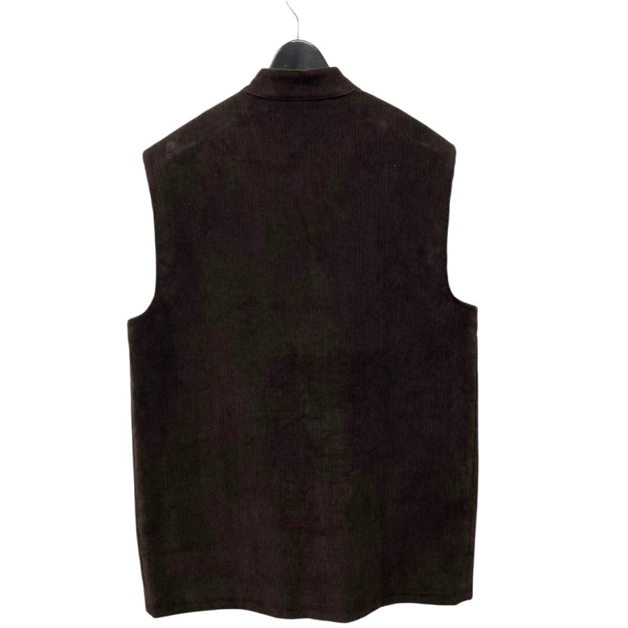 トップス LUTAYS Valmont Corduroy Vest corduroy 48 リュテス LUTAYS VALMONT CORDUROY 22011310578430 ブラウン
