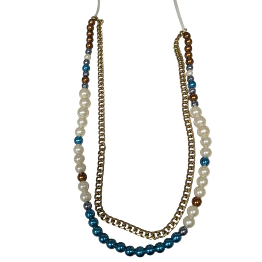 サカイ　ホワイトビーズ ネックレス sacai（サカイ） 【値下げ】sacai Color Pearl Chain Necklace