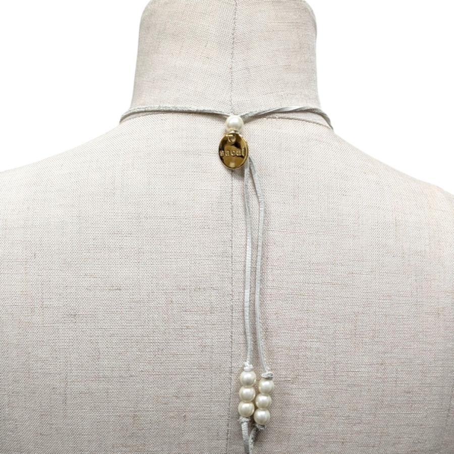 sacai resin pearl ネックレス sacai（サカイ） 【値下げ】sacai Color Pearl Chain Necklace