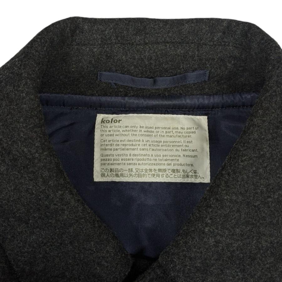 Color（カラー） 【値下げ】KOLOR 19AW ウールカシミヤカラビナコート