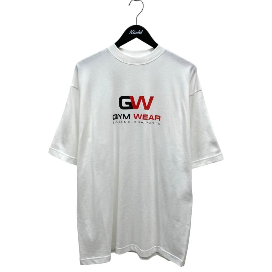 BALENCIAGA バレンシアガ GYM WEAR 半袖Tシャツ 620941 TIVD5 ホワイト  