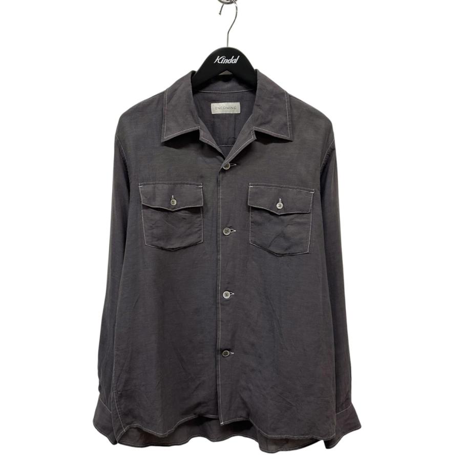 インカミング ENCOMING Open Collar Shirt 長袖シャツ SS24-OPSH