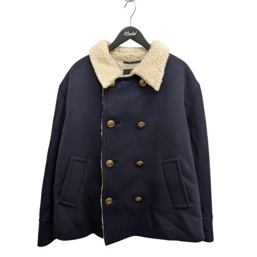 PRADA（プラダ） ボアピーコート SGC026 ネイビー サイズ：52