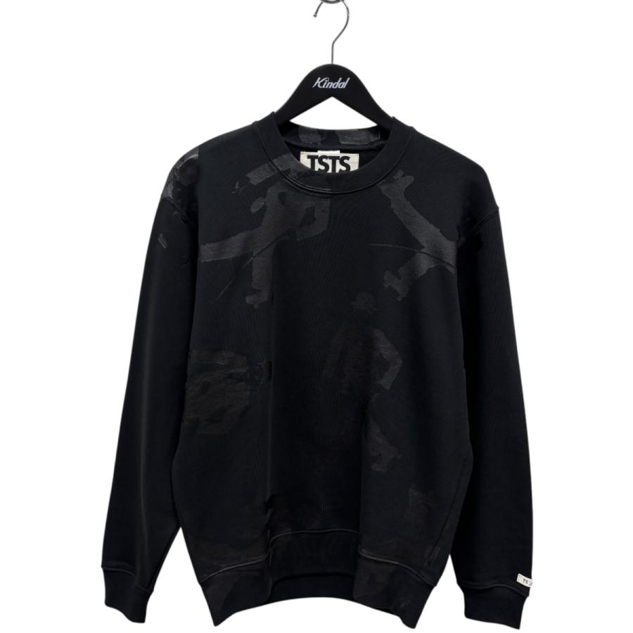 TST 【値下げ】TSTS CHARLIE CHAPLIN SWEAT SHIRT BLACK スウェット 