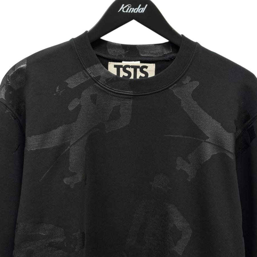TST 【値下げ】TSTS CHARLIE CHAPLIN SWEAT SHIRT BLACK スウェット 