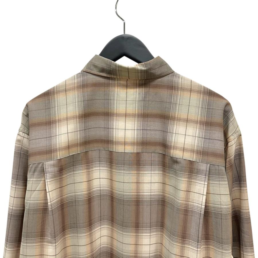 AURALEE オーラリー SUPER LIGHT WOOL CHECK SHIRT チェックシャツ