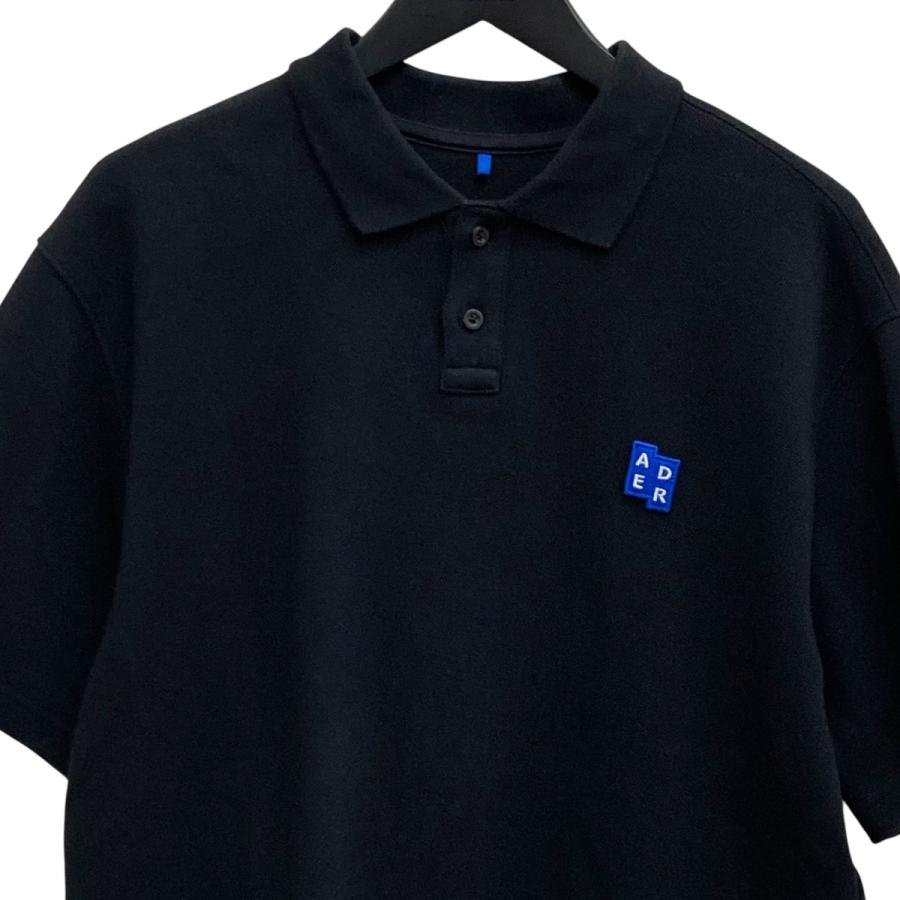 ADER error（アーダーエラー） ポロシャツ ブラック サイズ：M
