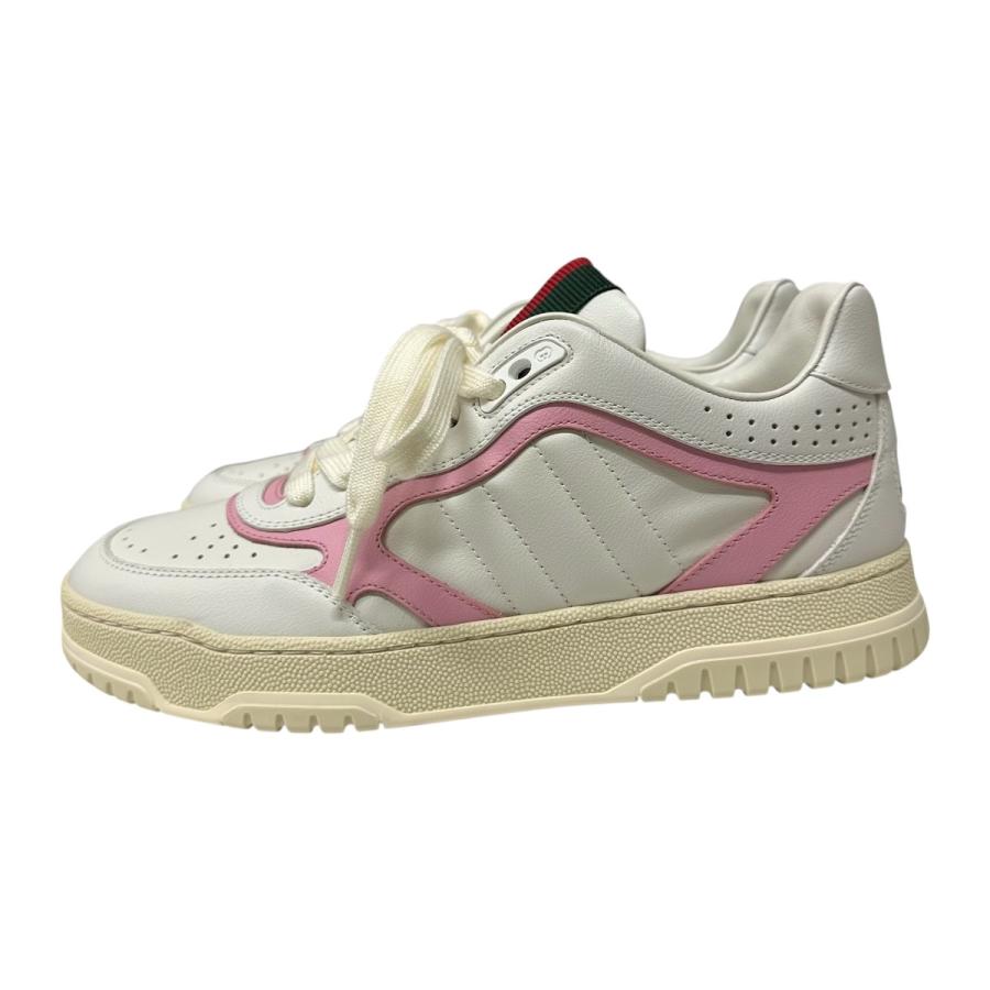 GUCCI（グッチ） 【値下げ】GUCCI スニーカー 785728 ホワイト×ピンク 