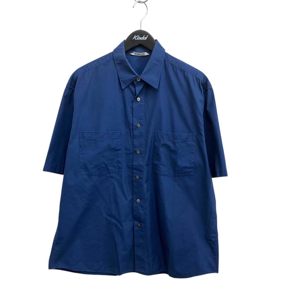 AURALEE 青 ポロシャツ サイズ4 AURALEE（オーラリー） 半袖シャツ A20SS10TN ブルー サイズ：4