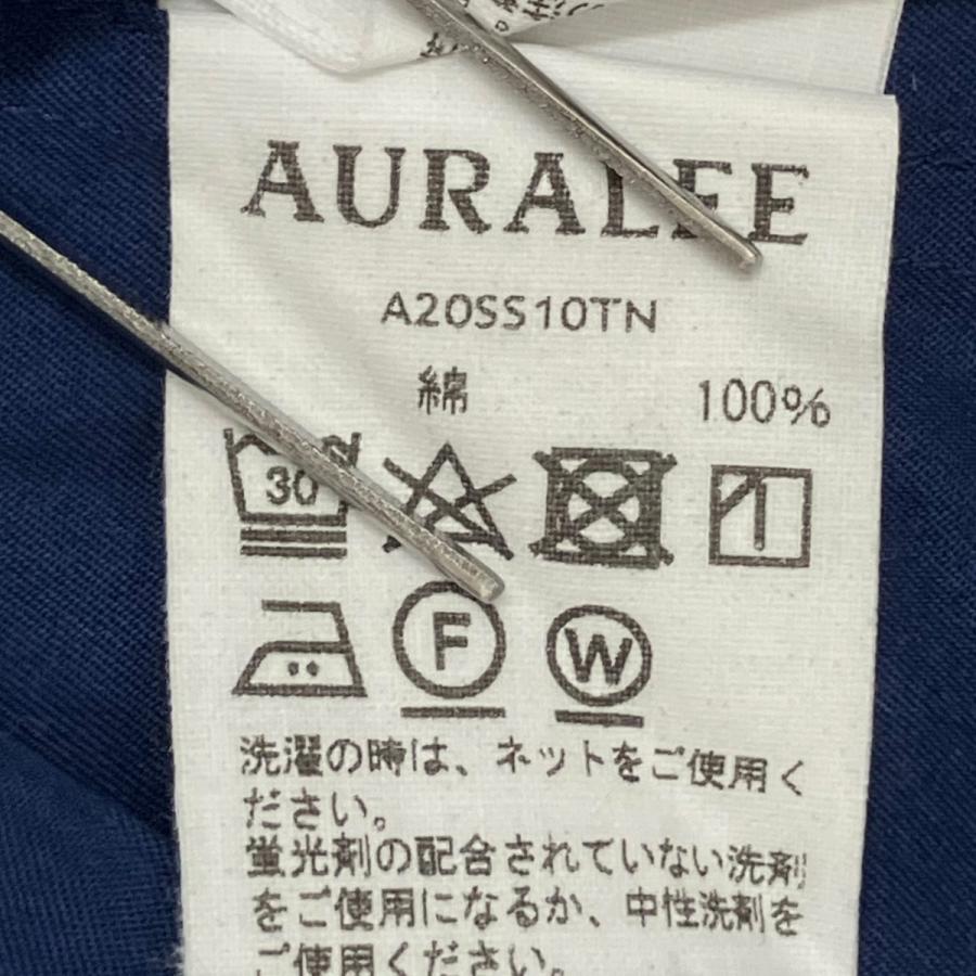 AURALEE（オーラリー） 半袖シャツ A20SS10TN ブルー サイズ：4