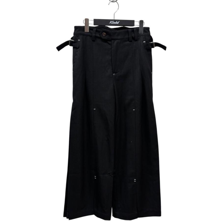 パンツ NULLUS WOOL BLEND TAILORED TROUSERS 値下げ】NULLUS 24AW WOOL BLEND TAILORED TROUSERS パンツ