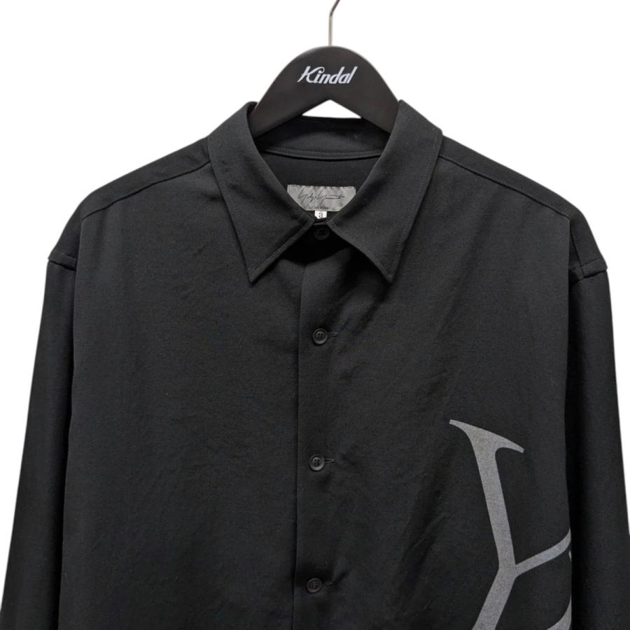 24ss Yohji Yamamoto POUR HOMME YY 抜染シャツ