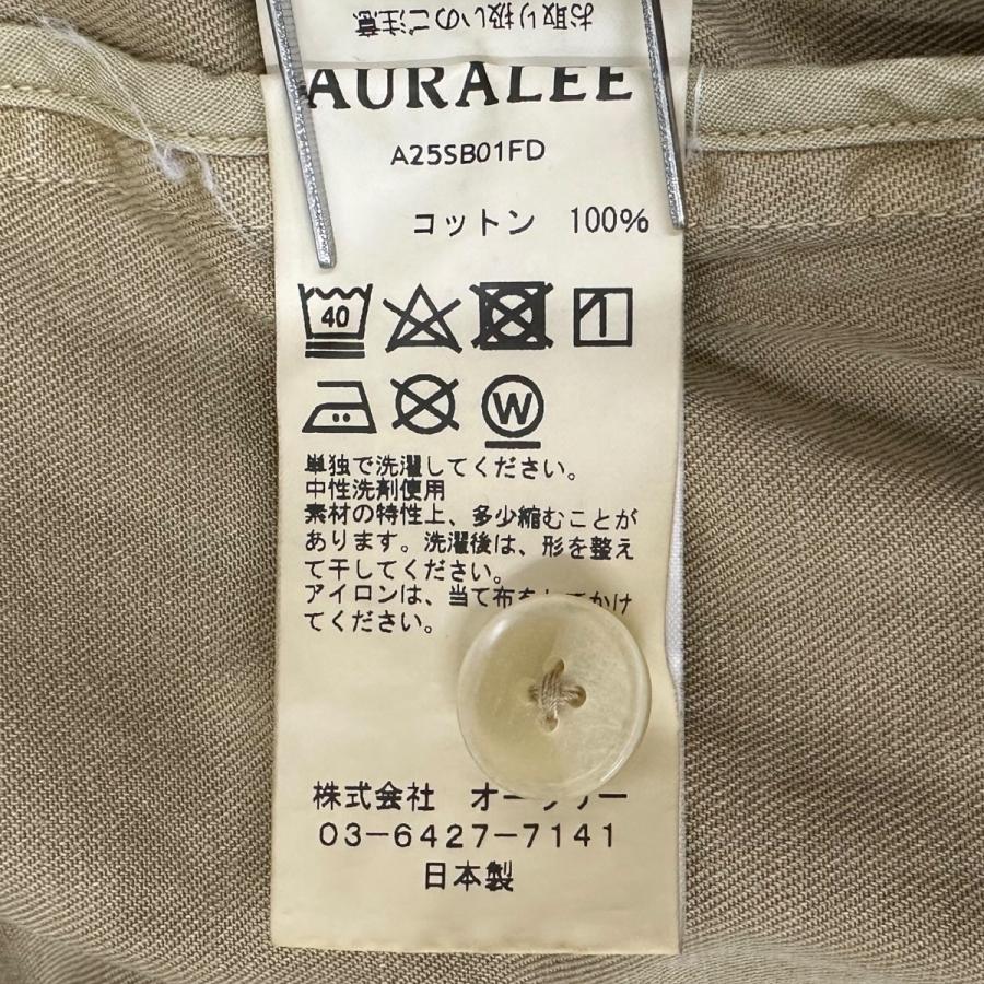 AURALEE（オーラリー） AURALEE PRODUCT DYED FINX GABARDINE SWING