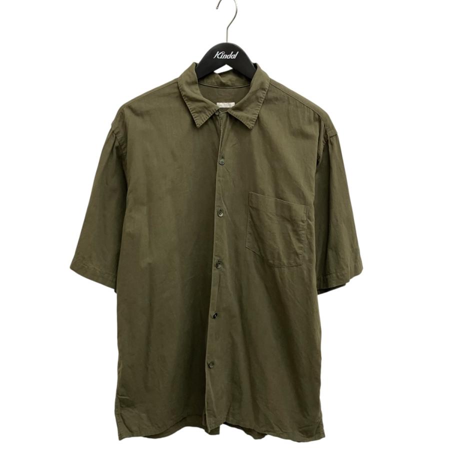COMOLI（コモリ） 半袖シャツ T01-02012 オリーブ サイズ：3