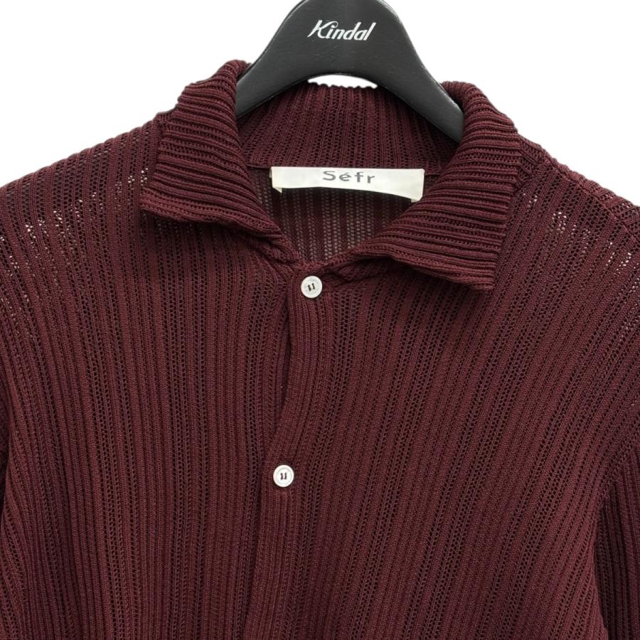 Sefr（セファ） 【値下げ】Sefr Jacques Shirt Nelumbo Mesh ニット