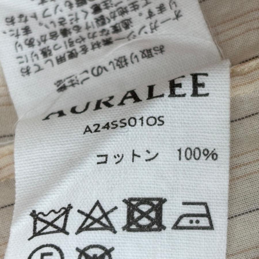 AURALEE（オーラリー） AURALEE 24SSHARD TWIST FINX ORGANDY STRIPE