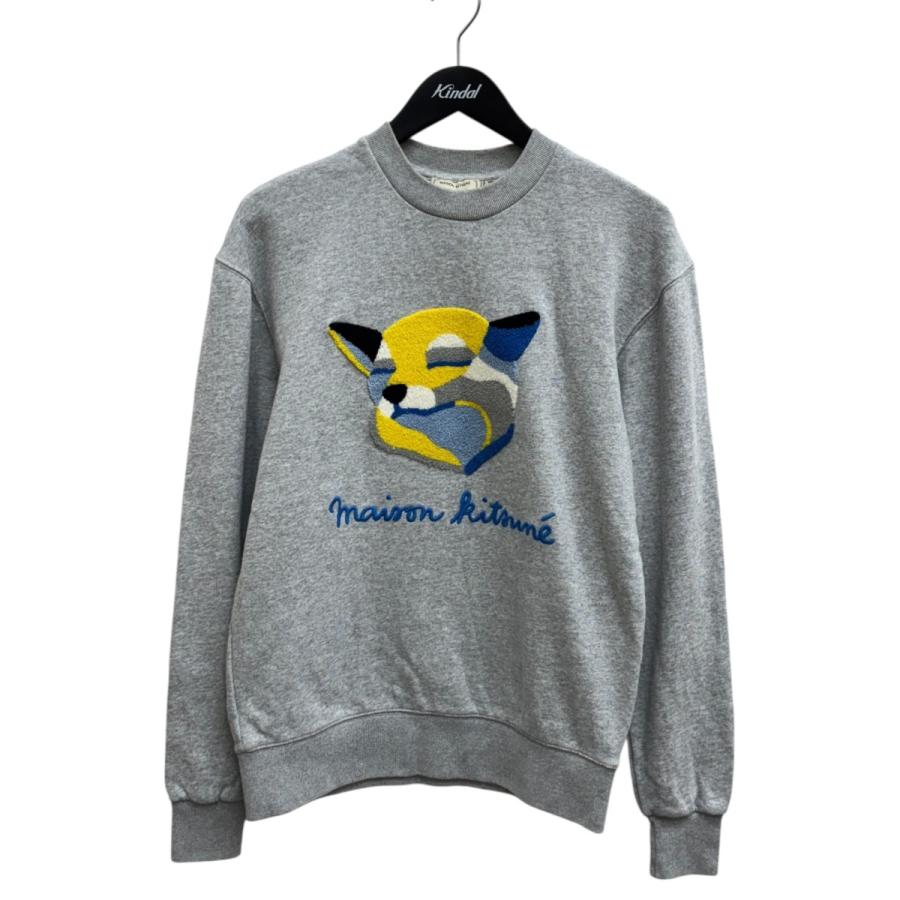 MAISON KITSUNE（メゾン キツネ） スウェット KMM-0714-A ライトグレー