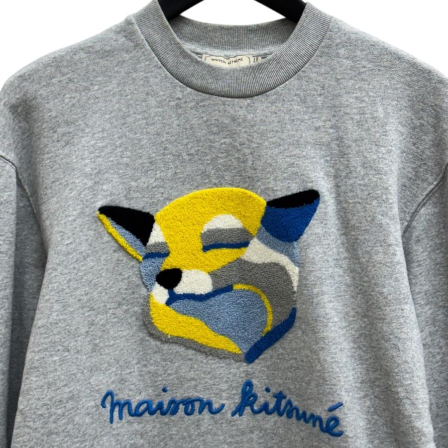 MAISON KITSUNE（メゾン キツネ） スウェット KMM-0714-A ライトグレー