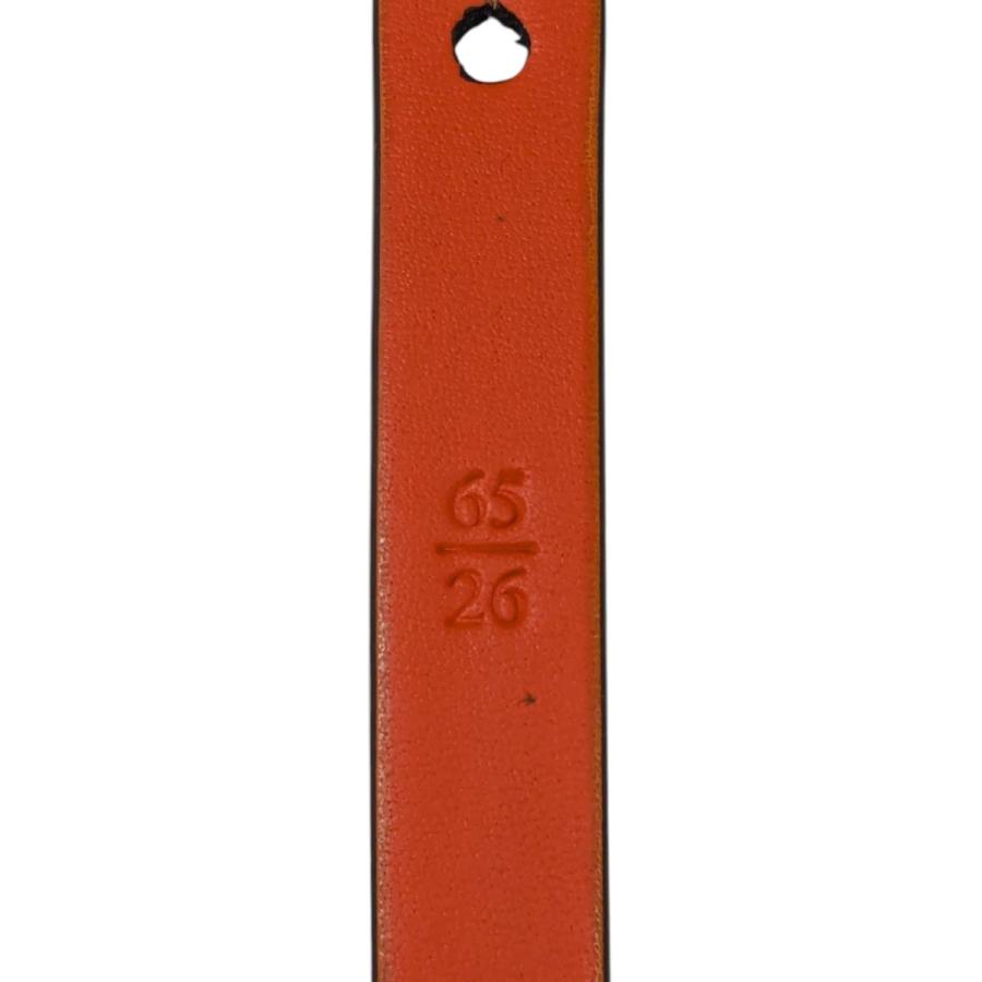 LOEWE（ロエベ） ベルト 182410 グレージュ×オレンジ サイズ：65/25